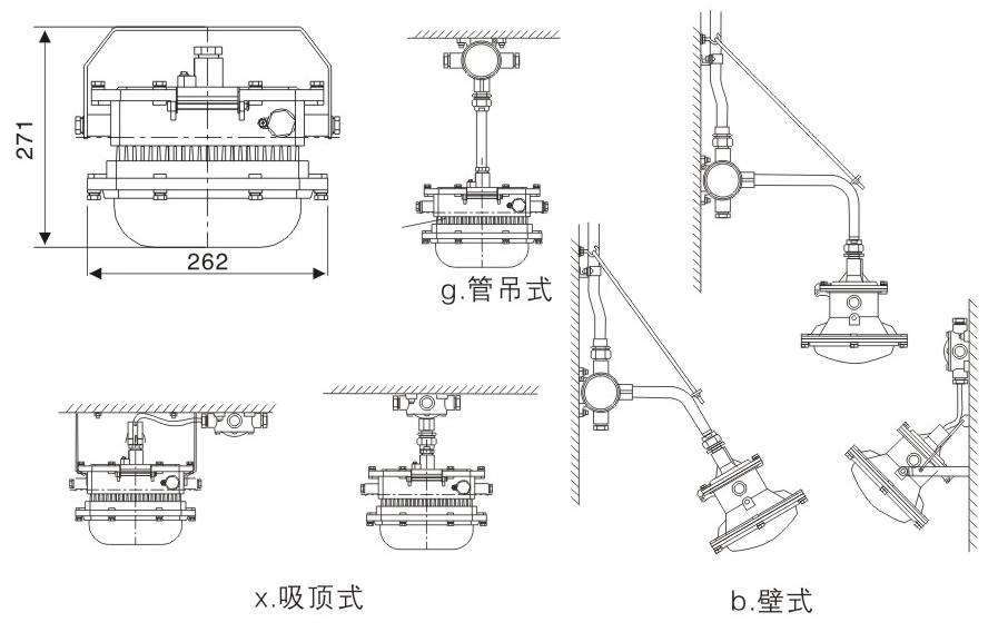 免維護節(jié)能防水防塵防腐燈
